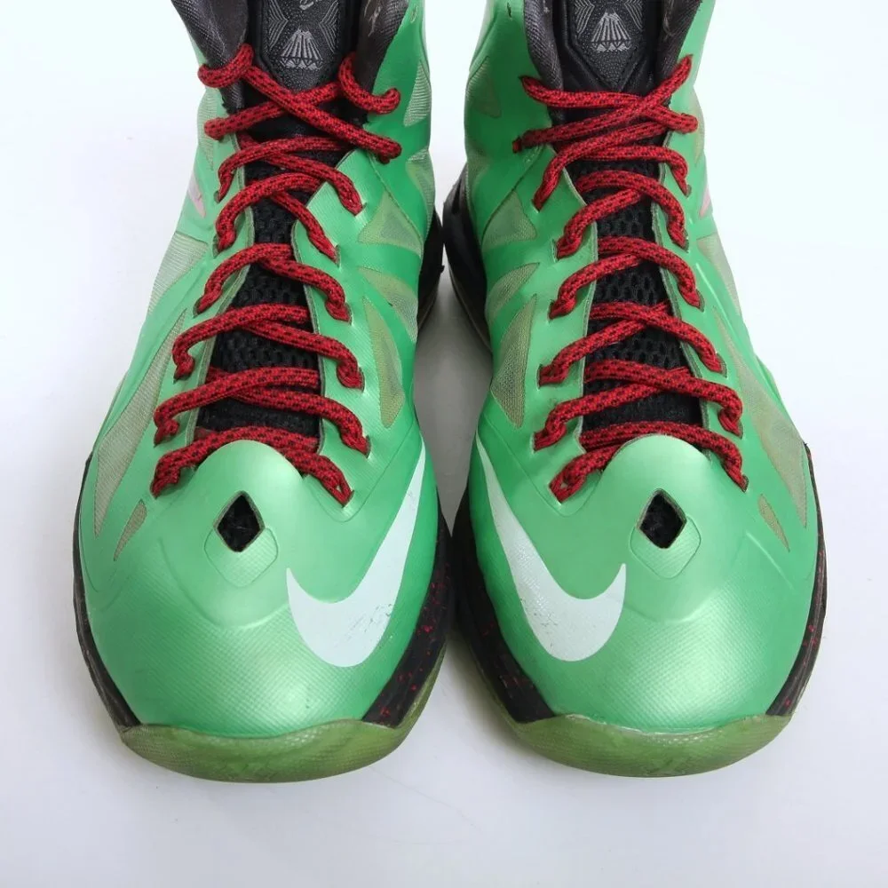 Nike LeBron James 10 Cutting Jade High Top‎ in Green Men Size 8
